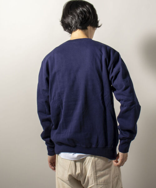 GEVACO（ゲバコ）の「【GEVACO/ゲバコ】ワンポイント クルーネックスウェット（スウェット・メンズ・ネイビー/グレー/オフホワイト・MEDIUM/LARGE）」の18枚目の写真