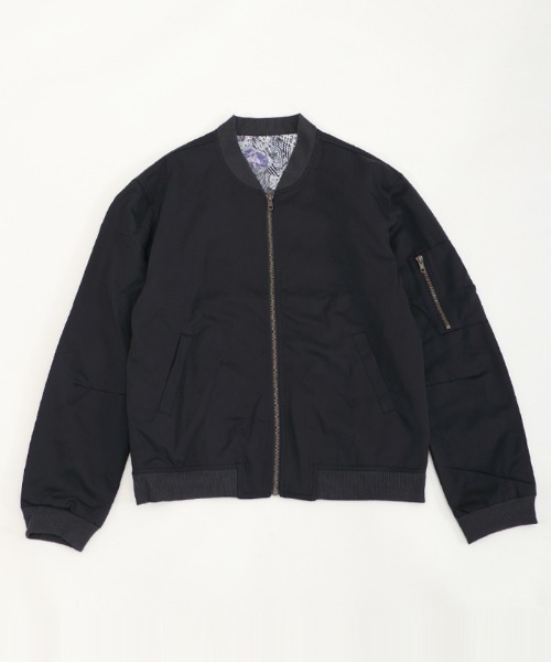 axes femme（アクシーズファム）の「ＭＡ－１ブルゾン（MA-1・メンズ・ブラック/ネイビー・LARGE/MEDIUM）」の6枚目の写真