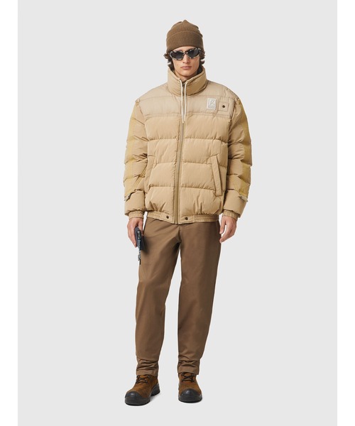 DIESEL（ディーゼル）の「メンズ  アウター ジャケット ブルゾン レギュラーフィット（ブルゾン・メンズ・サンドベージュ/ネイビー・LARGE/MEDIUM/X-LARGE/X-SMALL/SMALL）」の3枚目の写真