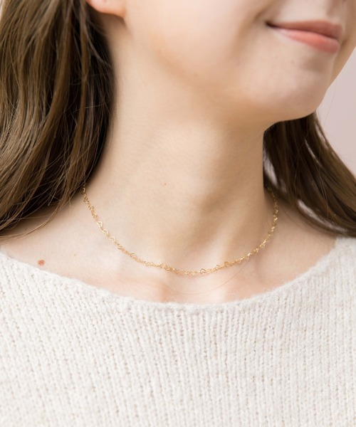 flower（フラワー）の「ラブリーチェーンネックレス（ネックレス・レディース・ゴールド・FREE）」の5枚目の写真