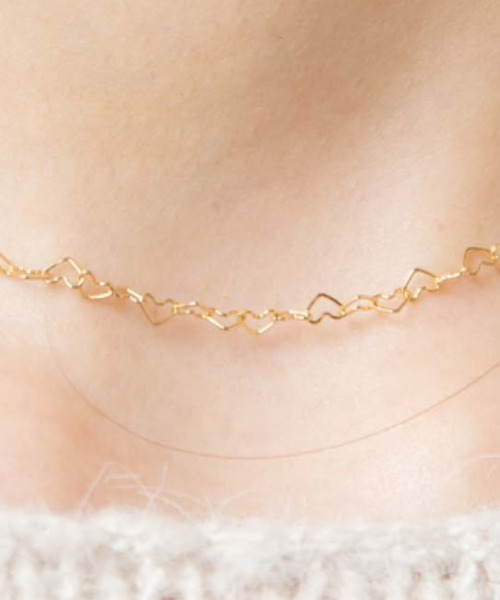 flower（フラワー）の「ラブリーチェーンネックレス（ネックレス・レディース・ゴールド・FREE）」の7枚目の写真