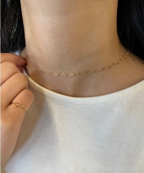 flower（フラワー）の「ラブリーチェーンネックレス（ネックレス・レディース・ゴールド・FREE）」の6枚目の写真