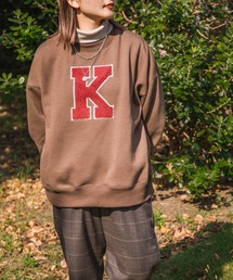 レイヤード風ハイネックスウェット