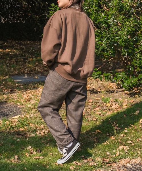 kutir(クティール)の「レイヤード風ハイネックスウェット(スウェット・レディース・チャコールグレー/ダークブラウン/グリーン/ラベンダー/オートミール・FREE)」の21枚目の写真