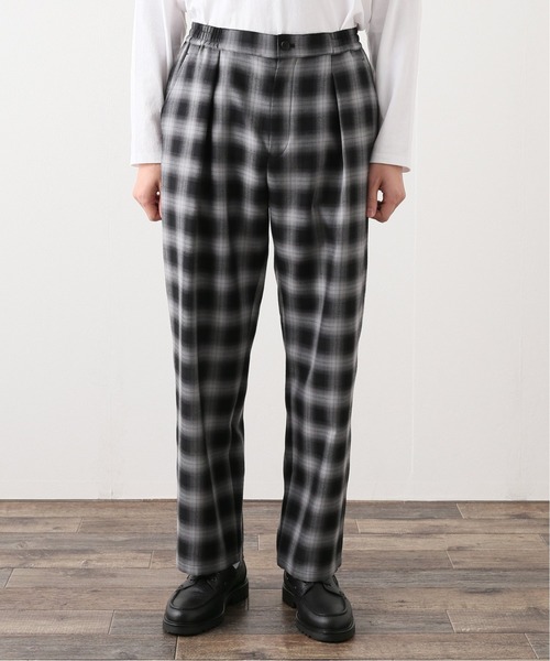 417 EDIFICE（フォーワンセブンエディフィス）の「W/Cu Ombre easy PT（スラックス・メンズ・ブラック/ブラウン・MEDIUM/LARGE）」の4枚目の写真