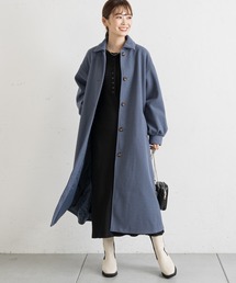 《WEB限定》ステンカラーバックタックコート