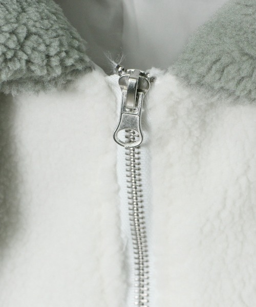 one way(ワンウェイ)の「【oneway Jeans】ベルテッドボアブルゾン(ブルゾン・レディース・ホワイト・FREE)」の7枚目の写真