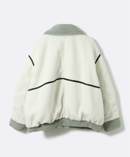 one way(ワンウェイ)の「【oneway Jeans】ベルテッドボアブルゾン(ブルゾン・レディース・ホワイト・FREE)」の11枚目の写真