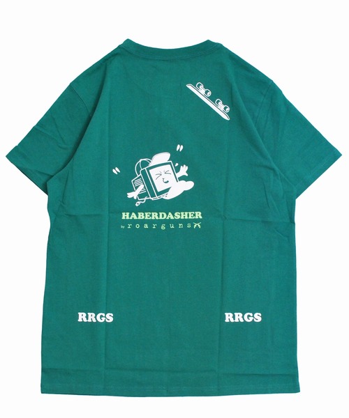 R.R.G.S（アールアールジーエス）の「CHARACTER LOGO T-SHIRTS（Tシャツ/カットソー・メンズ・ホワイト/グリーン・MEDIUM/LARGE/X-LARGE）」の6枚目の写真