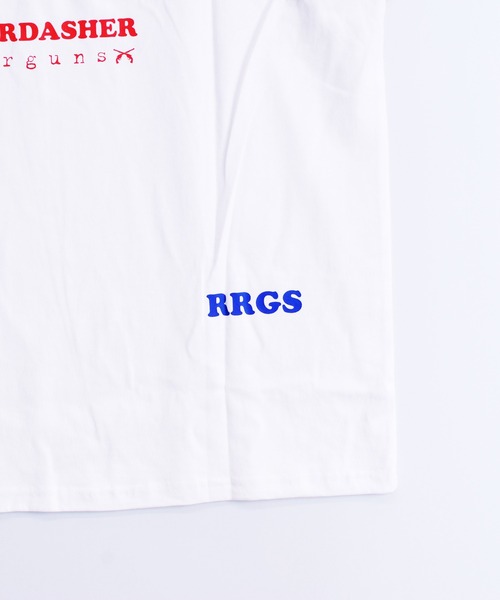 R.R.G.S（アールアールジーエス）の「CHARACTER LOGO T-SHIRTS（Tシャツ/カットソー・メンズ・ホワイト/グリーン・MEDIUM/LARGE/X-LARGE）」の14枚目の写真