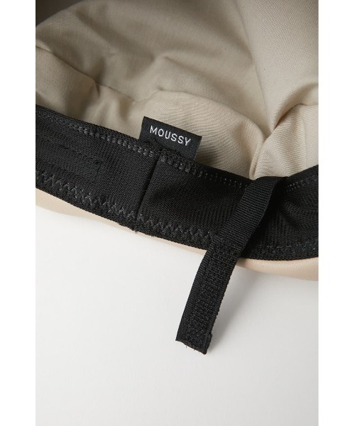 MOUSSY（マウジー）の「F／LEATHER ベレー（ハンチング/ベレー帽・レディース・ブラック/ベージュ・FREE）」の13枚目の写真