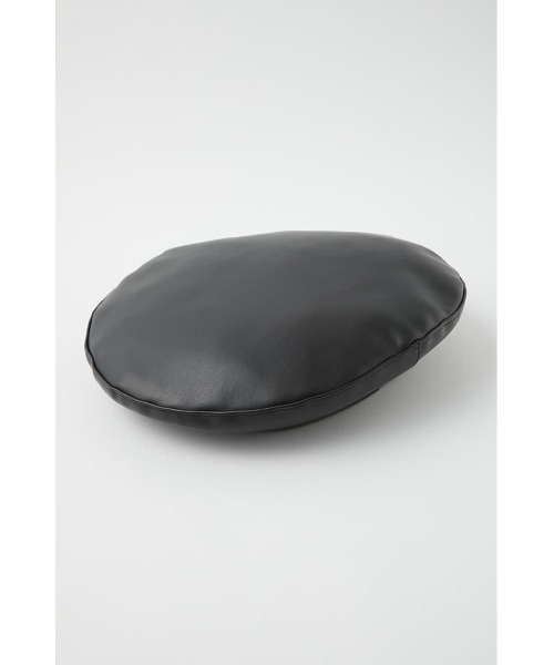 MOUSSY（マウジー）の「F／LEATHER ベレー（ハンチング/ベレー帽・レディース・ブラック/ベージュ・FREE）」の9枚目の写真