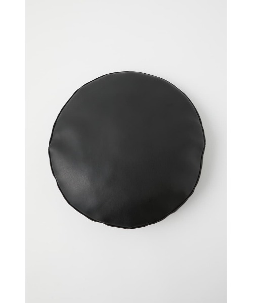 MOUSSY（マウジー）の「F／LEATHER ベレー（ハンチング/ベレー帽・レディース・ブラック/ベージュ・FREE）」の3枚目の写真