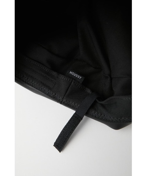 MOUSSY（マウジー）の「F／LEATHER ベレー（ハンチング/ベレー帽・レディース・ブラック/ベージュ・FREE）」の12枚目の写真