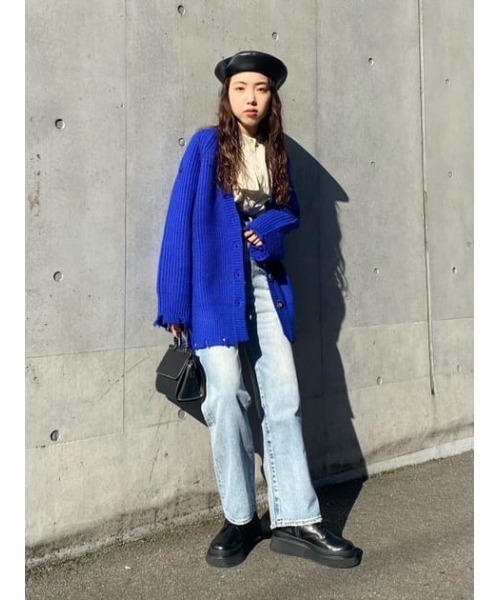 MOUSSY（マウジー）の「F／LEATHER ベレー（ハンチング/ベレー帽・レディース・ブラック/ベージュ・FREE）」の18枚目の写真