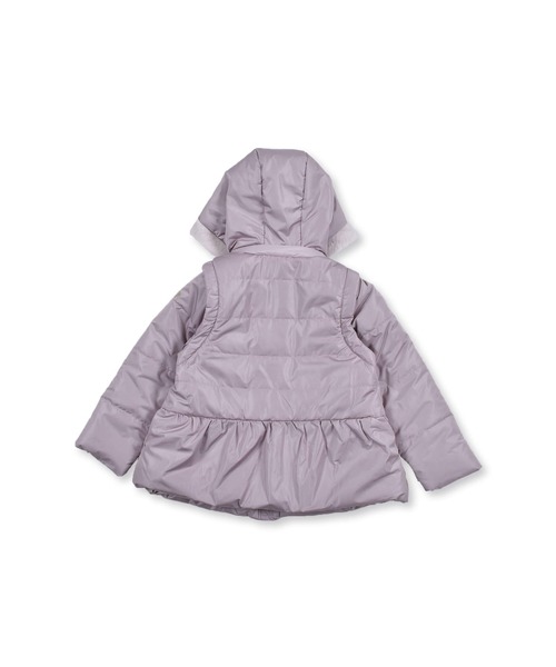 SLAP SLIP(スラップスリップ)の「SLAPSLIP/【ママ想い】4WAYリボン中綿ジャケット(90~130cm)(その他アウター・キッズ・パープル/グリーン・130/100/90/110/120)」の12枚目の写真