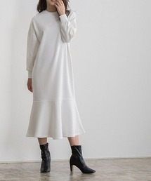 裏起毛マーメイドワンピース