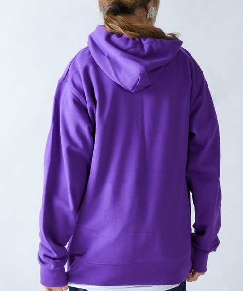 Printstar（プリントスター）の「2-9.7oz Standard Toms Pull Over Hoodie 9.7オンス スタンダード トムス プルオーバーパーカー ビビットカラー【Maison Select -メゾンセレクト- 】（パーカー・レディース・ロイヤルブルー/バイオレット/ピンク/レッド/ライトイエロー/イエロー/ライトブルー/ライトピンク・M/S/L/XL）」の19枚目の写真