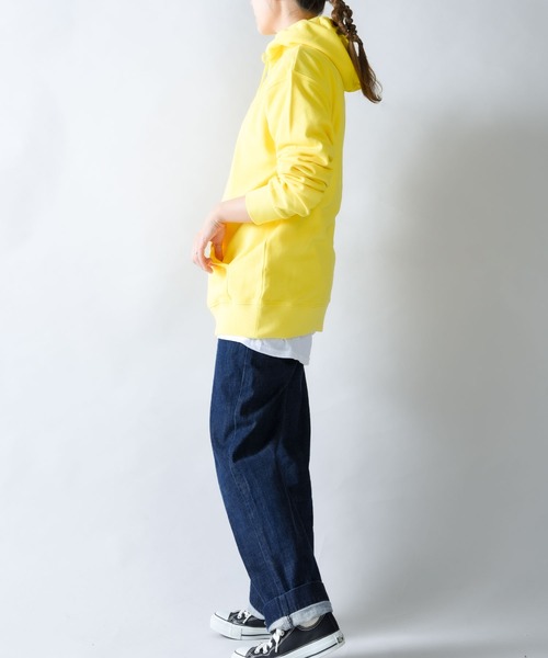 Printstar（プリントスター）の「2-9.7oz Standard Toms Pull Over Hoodie 9.7オンス スタンダード トムス プルオーバーパーカー ビビットカラー【Maison Select -メゾンセレクト- 】（パーカー・レディース・ロイヤルブルー/バイオレット/ピンク/レッド/ライトイエロー/イエロー/ライトブルー/ライトピンク・M/S/L/XL）」の21枚目の写真