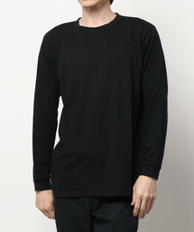 WHITE MAILS（ホワイトメイルズ）の「COTTON PAPER HIGH STRETCH CREWNECK LONG SLEEVE TEE / ハイストレッチクルーネックTシャツ（Tシャツ/カットソー）」