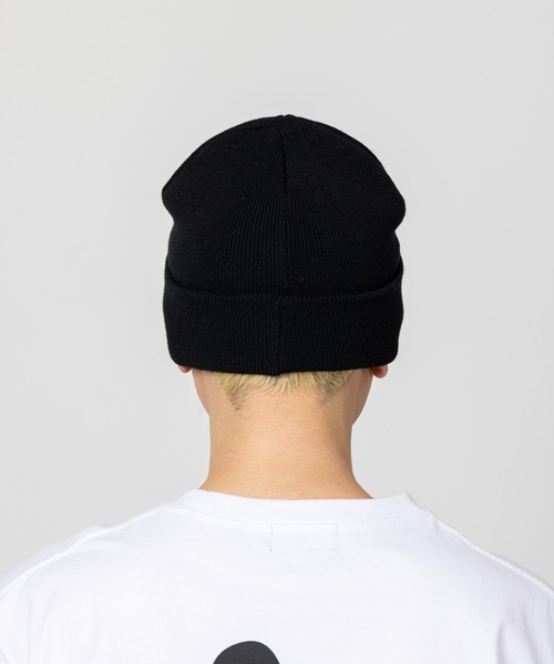 XLARGE(エクストララージ)の「EMBLEM CUFF BEANIE(キャップ・メンズ・ブラック/ブラウン/オレンジ・ONE SIZE)」の9枚目の写真