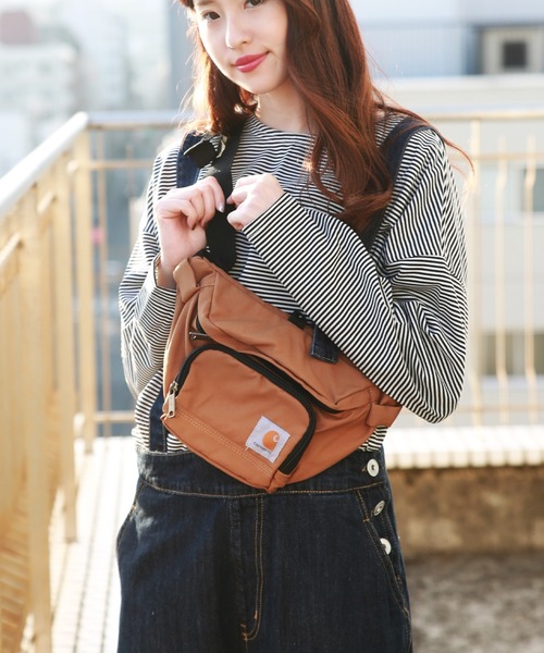 Carhartt（カーハート）の「carhartt　ウエストポーチ（ボディバッグ/ウエストポーチ・メンズ・ブラック/ネイビー/ブラウン/グレー/グリーン系カモフラージュ・FREE）」の3枚目の写真