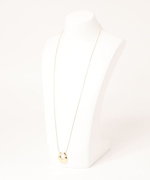 GOLDY（ゴールディ）の「【GOLDY/ゴールディ】ボリュームUトップネックレス（ネックレス・レディース・シルバー/ゴールド・FREE）」の3枚目の写真