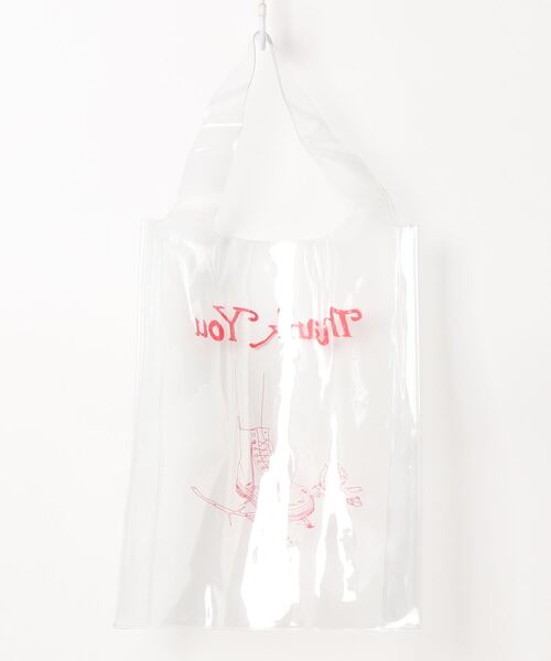 AZS TOKYO(アザストーキョー)の「AZS TOKYO/アザストーキョー/THANK YOU CLEAR BAG(トートバッグ・メンズ・その他・FREE)」の3枚目の写真