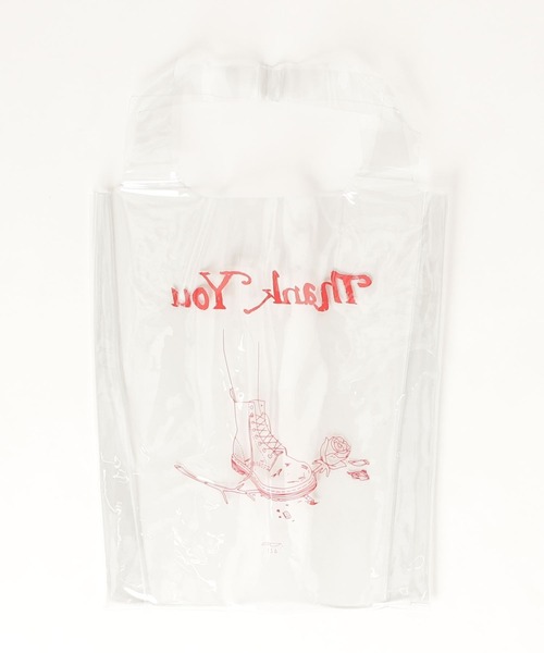 AZS TOKYO(アザストーキョー)の「AZS TOKYO/アザストーキョー/THANK YOU CLEAR BAG(トートバッグ・メンズ・その他・FREE)」の1枚目の写真