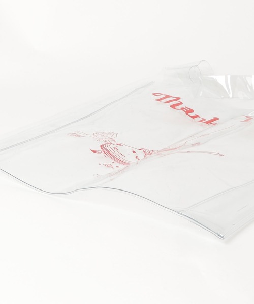 AZS TOKYO(アザストーキョー)の「AZS TOKYO/アザストーキョー/THANK YOU CLEAR BAG(トートバッグ・メンズ・その他・FREE)」の2枚目の写真