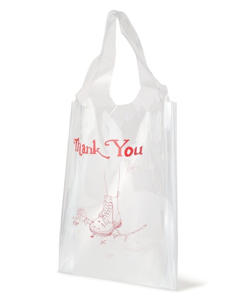 AZS TOKYO(アザストーキョー)の「AZS TOKYO/アザストーキョー/THANK YOU CLEAR BAG(トートバッグ・メンズ・その他・FREE)」の6枚目の写真