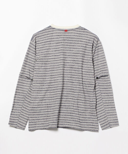 FACCIES（ファチーズ）の「FACCIES / Vintage Elbow Cut Border Long 