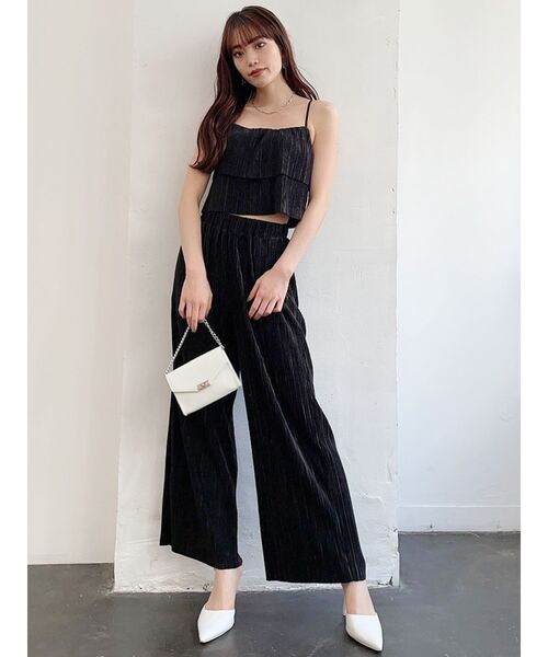 GYDA（ジェイダ）の「【SETUP着用可】サテンプリーツワイドパンツ（その他パンツ・レディース・ブラック/その他/ミント/その他2・FREE）」の21枚目の写真