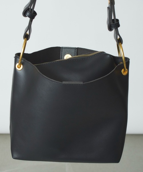 SETUP7(セットアップセブン)の「【SETUP7】シンプルワンショルダー KNF(ショルダーバッグ・レディース・ホワイト/ブラック/ダークブラウン/ベージュ・FREE)」の8枚目の写真