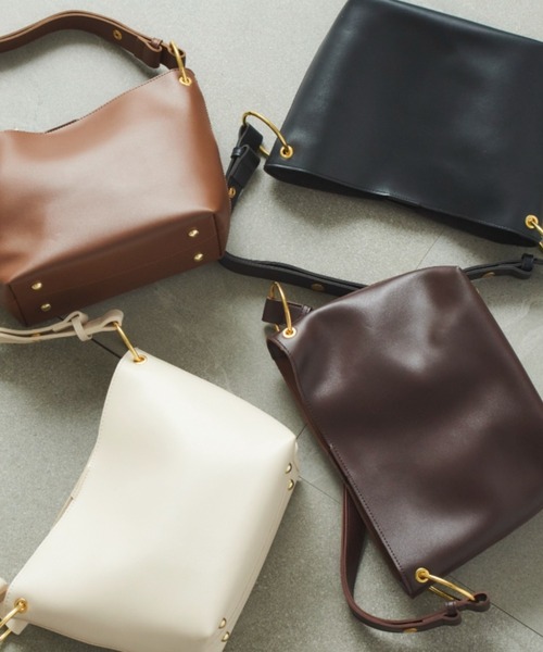 SETUP7(セットアップセブン)の「【SETUP7】シンプルワンショルダー KNF(ショルダーバッグ・レディース・ホワイト/ブラック/ダークブラウン/ベージュ・FREE)」の11枚目の写真