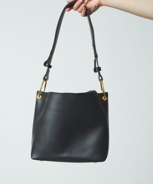 SETUP7(セットアップセブン)の「【SETUP7】シンプルワンショルダー KNF(ショルダーバッグ・レディース・ホワイト/ブラック/ダークブラウン/ベージュ・FREE)」の14枚目の写真