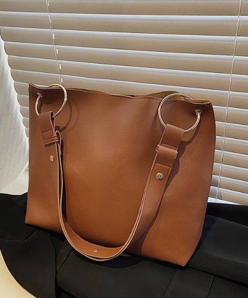 SETUP7(セットアップセブン)の「【SETUP7】シンプルワンショルダー KNF(ショルダーバッグ・レディース・ホワイト/ブラック/ダークブラウン/ベージュ・FREE)」の13枚目の写真