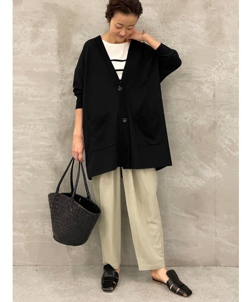 新品　ビアズリー ミディアム丈シンプルカーディガン Vネックニットカーディガン | BEARDSLEY(ビアズリー)レディース | PAL