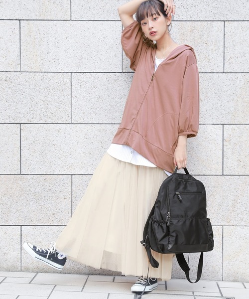 osharewalker（オシャレウォーカー）の「【廃盤】『ポリエステルツイルリュック』（バックパック/リュック・メンズ・カーキ/ブラック/グレー・FREE）」の10枚目の写真