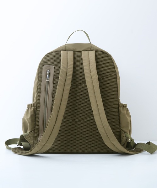 osharewalker（オシャレウォーカー）の「【廃盤】『ポリエステルツイルリュック』（バックパック/リュック・メンズ・カーキ/ブラック/グレー・FREE）」の21枚目の写真