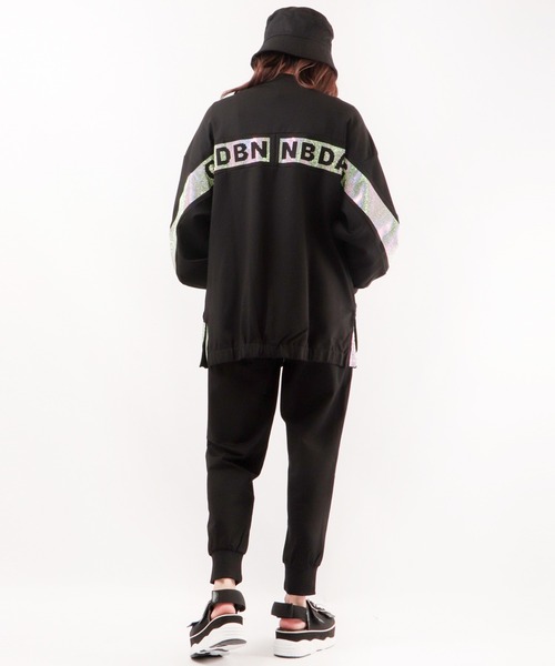 BLACK JACKALL CROWN(ブラックジャッカルクラウン)の「BLACK JACKALL CROWN ポンチ サイドジルコンプリント ジョガー トラックパンツ(その他パンツ・レディース・ブラック・M)」の12枚目の写真