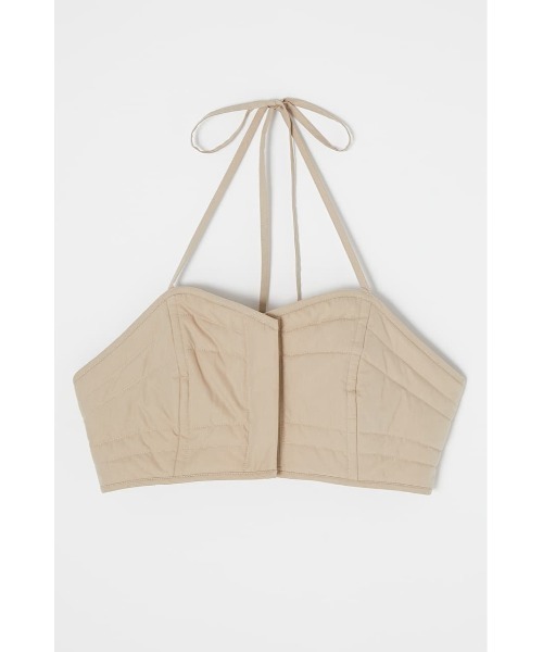 MOUSSY(マウジー)の「HALTER NECK ビスチェ(ベスト・レディース・ネイビー/ライトベージュ・1/2)」の9枚目の写真