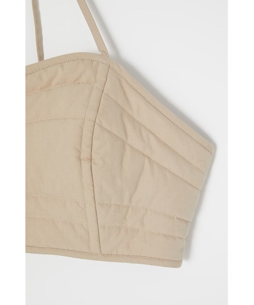 MOUSSY(マウジー)の「HALTER NECK ビスチェ(ベスト・レディース・ネイビー/ライトベージュ・1/2)」の11枚目の写真