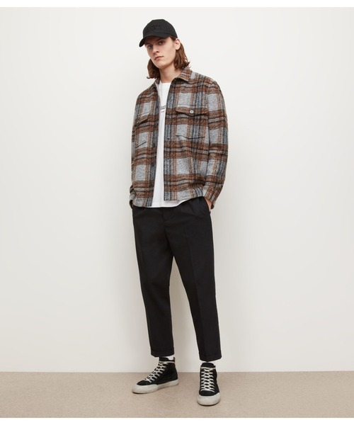 ALLSAINTS(オールセインツ)の「NARA CROPPED TAILORED TROUSERS | NARA クロップド テイラード トラウザー(スラックス・メンズ・ブラック・30/28/33/31/32)」の7枚目の写真