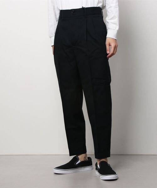 ALLSAINTS(オールセインツ)の「NARA CROPPED TAILORED TROUSERS | NARA クロップド テイラード トラウザー(スラックス・メンズ・ブラック・30/28/33/31/32)」の4枚目の写真