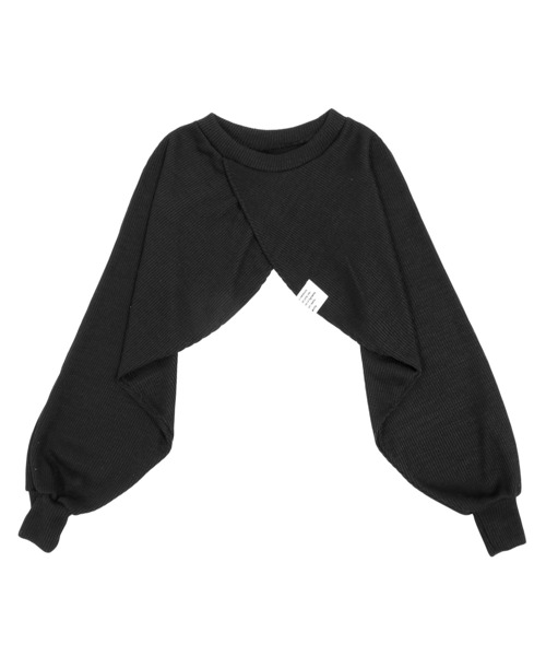 Figments（フィグメンツ）の「サマーニットボレロ（ニット/セーター・レディース・ブラック/オフホワイト/カーキ・FREE）」の17枚目の写真