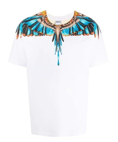 MARCELO BURLON(マルセロ・バーロン)の「【MARCELO BURLON】GRIZZLY WINGS REGULAR TEE(Tシャツ/カットソー・メンズ・ホワイト系その他/ホワイト×イエロー・M/L)」の2枚目の写真