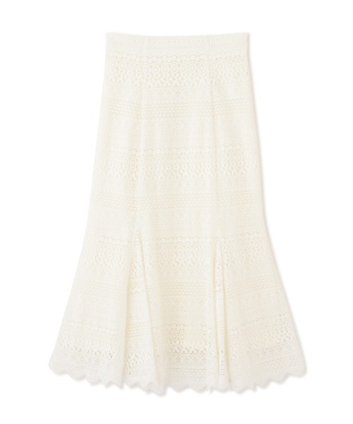 PROPORTION BODY DRESSING（プロポーションボディドレッシング）の「【美人百花5月号掲載 宇垣美里さん着用商品】ボーダーレースマーメイドスカート / 1212120405（スカート・レディース・パープル/イエロー/ホワイト系その他/ブルー・SMALL/MEDIUM）」の20枚目の写真