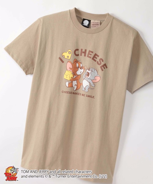 Tom&Jerry(トムアンドジェリー)の「【OUTDOOR PRODUCTS/アウトドアプロダクツ】【TOM&JERRY/ トムとジェリー 】オリジナルデザインTシャツ(Tシャツ/カットソー・メンズ・ブルー/ベージュ系その他/ホワイト系その他/ホワイト/ダークグリーン/ベージュ/ピンク系その他/その他/スミクロ/アイボリー・X-LARGE/LARGE/MEDIUM/SMALL)」の6枚目の写真