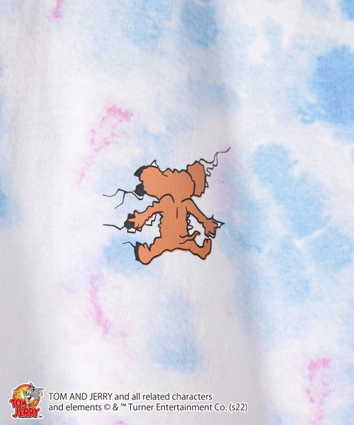 Tom&Jerry(トムアンドジェリー)の「【OUTDOOR PRODUCTS/アウトドアプロダクツ】【TOM&JERRY/ トムとジェリー 】オリジナルデザインTシャツ(Tシャツ/カットソー・メンズ・ブルー/ベージュ系その他/ホワイト系その他/ホワイト/ダークグリーン/ベージュ/ピンク系その他/その他/スミクロ/アイボリー・X-LARGE/LARGE/MEDIUM/SMALL)」の16枚目の写真